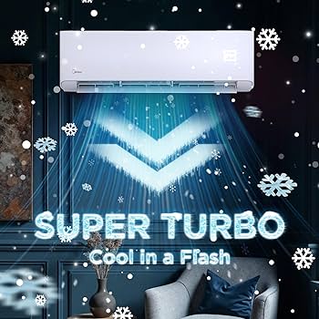 Midea 2 Ton Inverter AC in Living Room