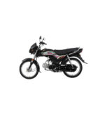 Honda CD 70 Dream 2026 Black Model with Sporty Visor and Blue Graphics