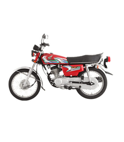 Honda CG 125 2026 Model Red and Black with New Graphics