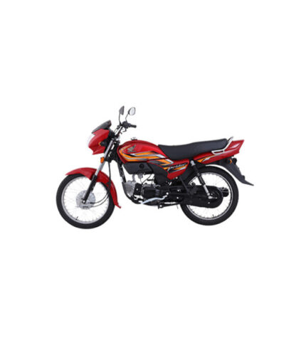 Honda Pridor 100CC 2026 Model Red with Sleek Masked Headlight