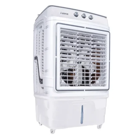 iZone EVF-12000 Plus Room Cooler White & Blue 100L Tank Copper Motor